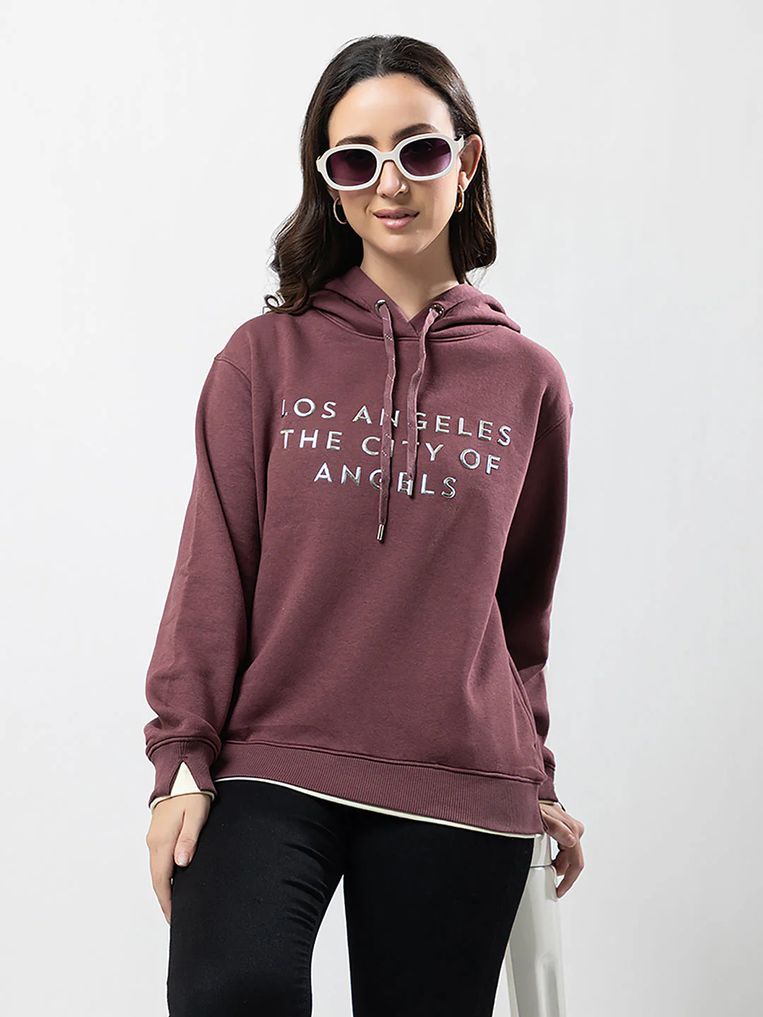 Women's Hooded Graphic Sweatshirt - Image 5