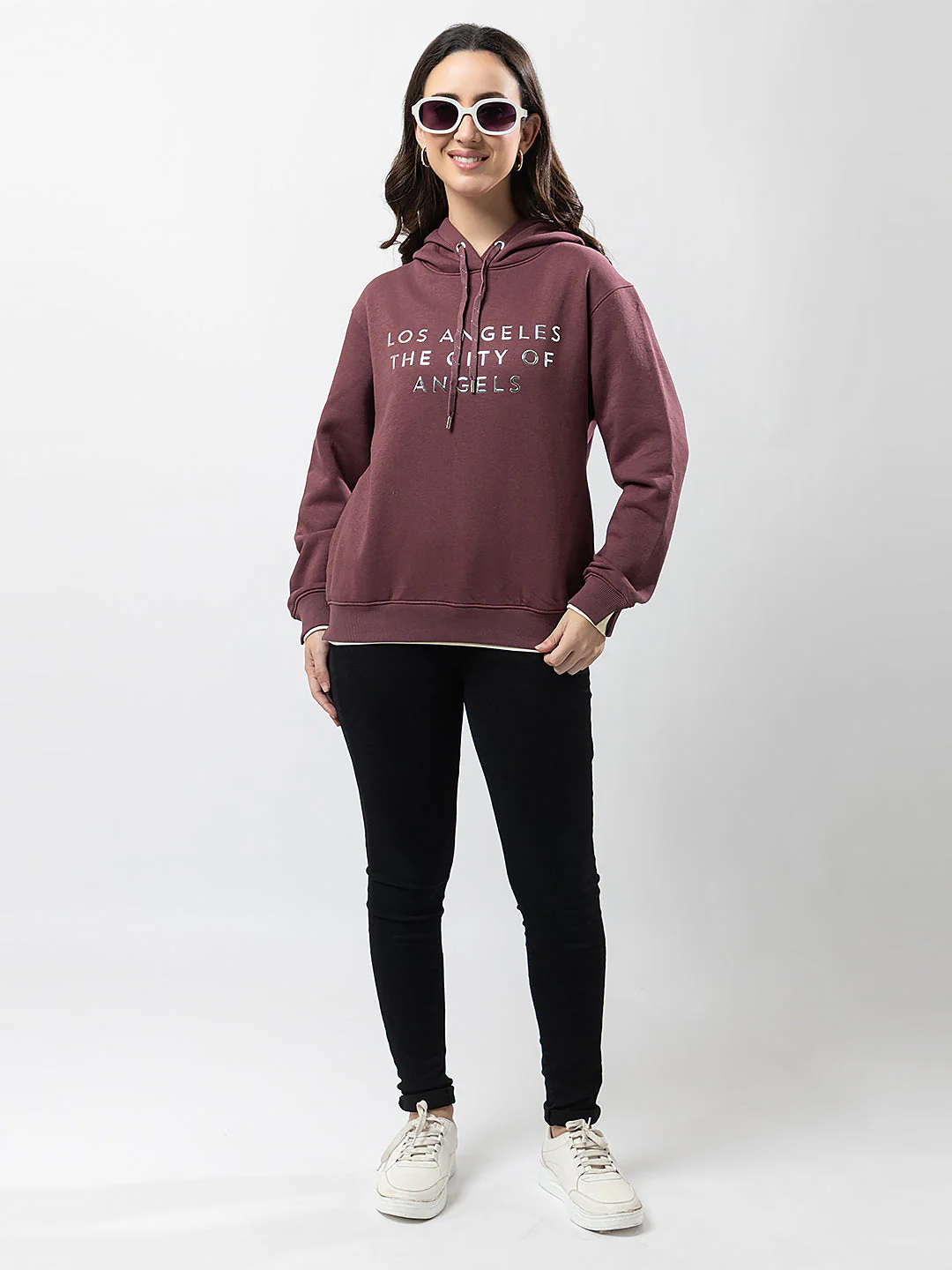 Women's Hooded Graphic Sweatshirt - Image 7
