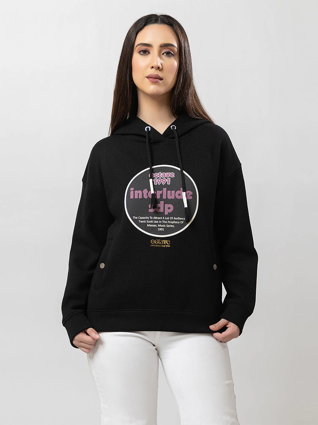 Women's Hooded Graphic Sweatshirt