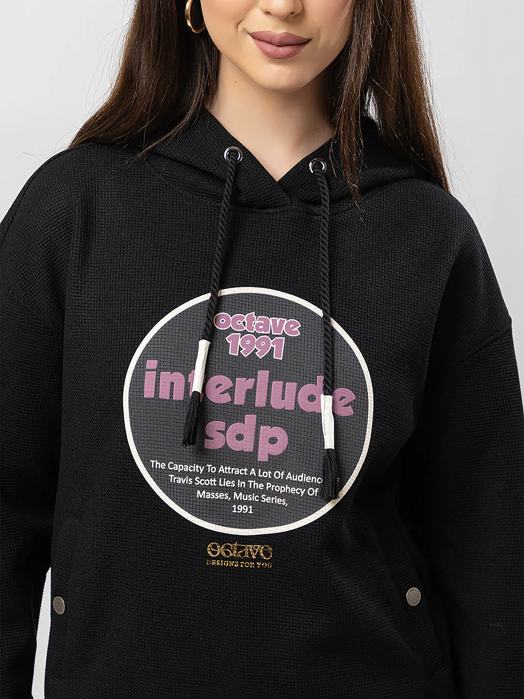 Women's Hooded Graphic Sweatshirt - Image 6