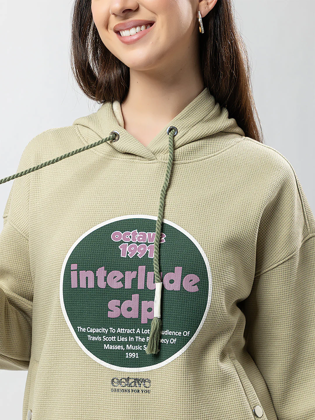 Women's Hooded Graphic Sweatshirt - Image 5