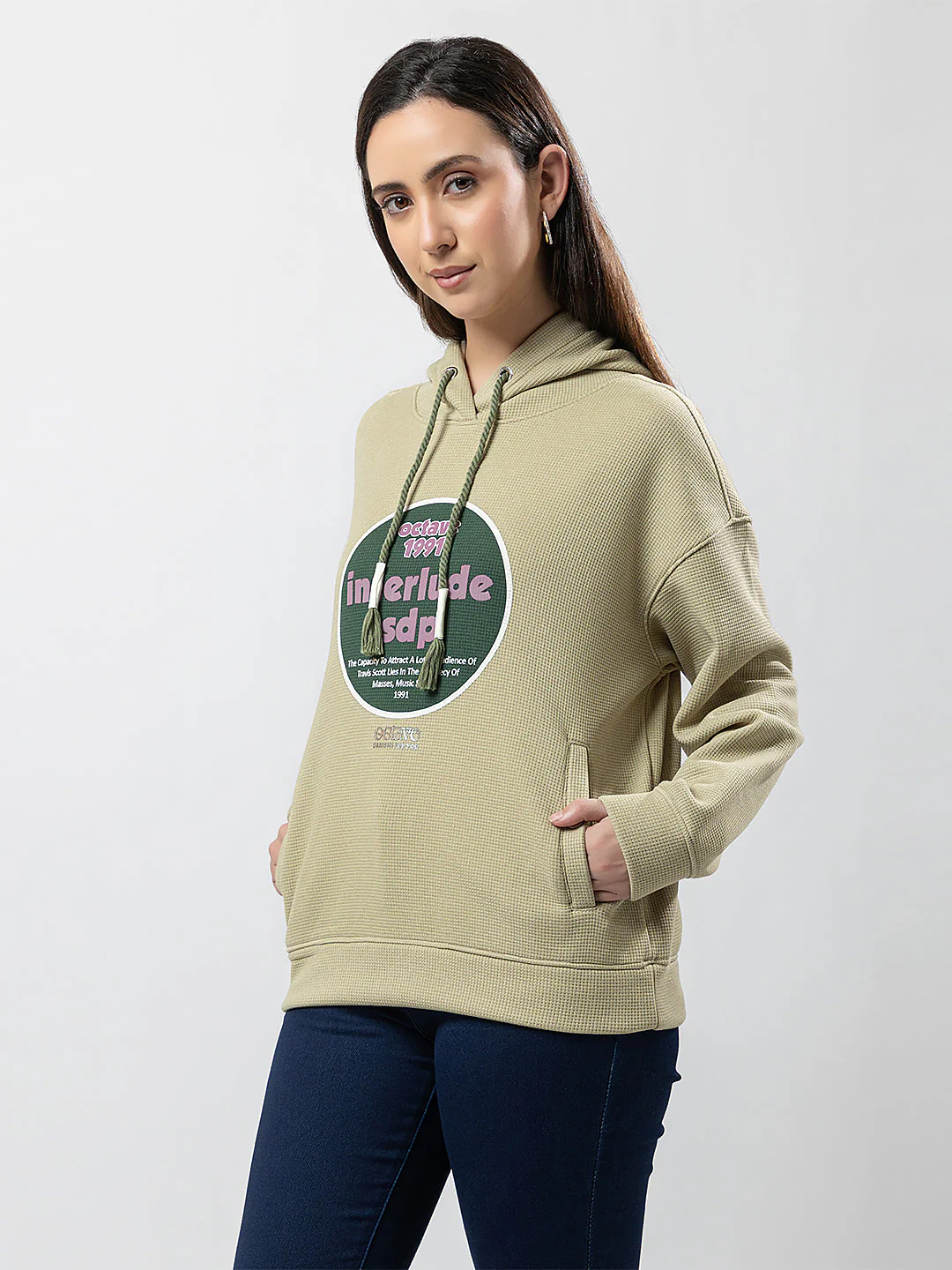 Women's Hooded Graphic Sweatshirt - Image 6