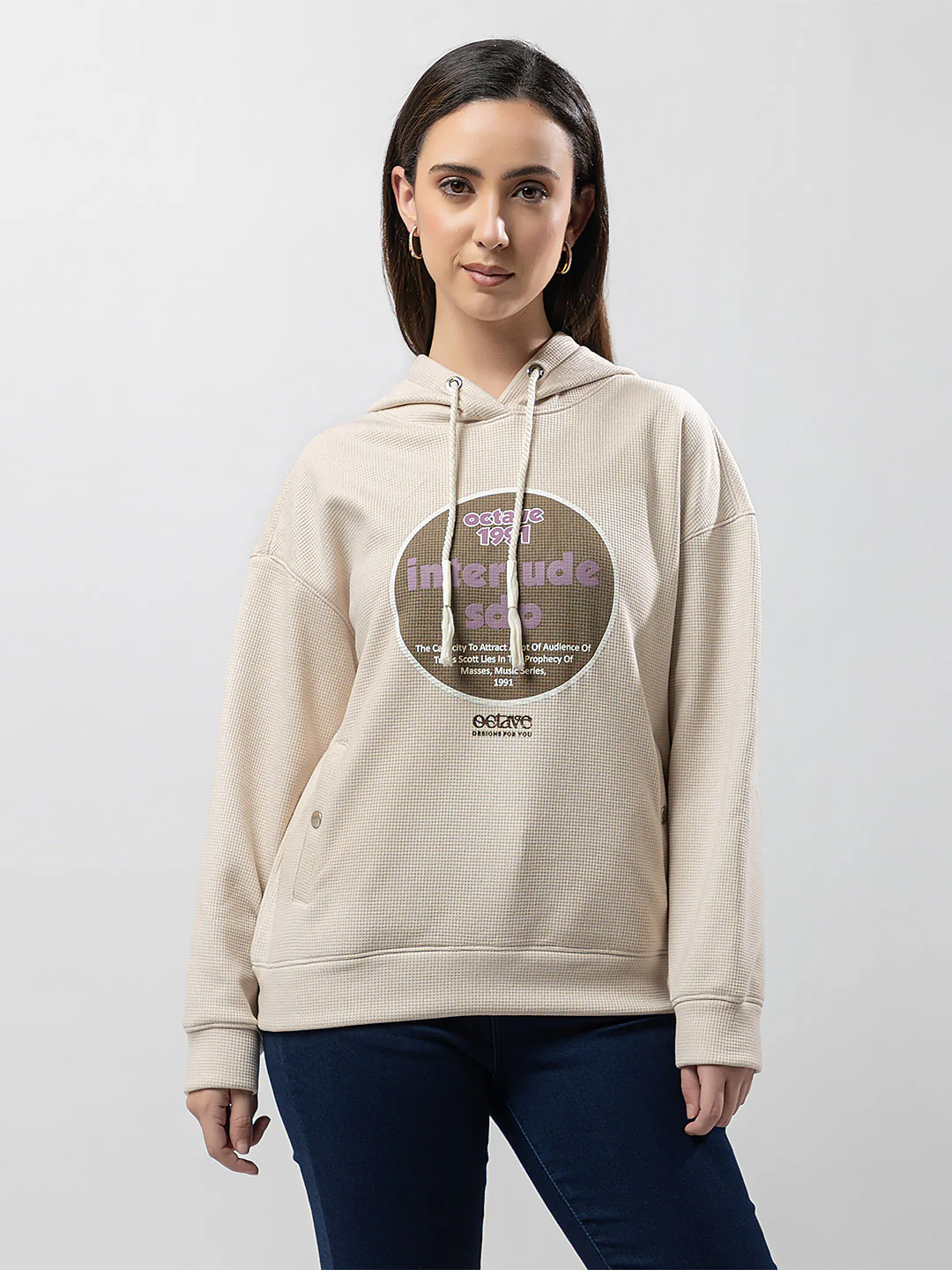 Women's Hooded Graphic Sweatshirt - Image 6