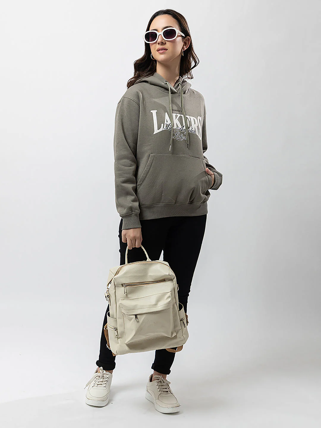 Women's Hooded Graphic Sweatshirt - Image 7