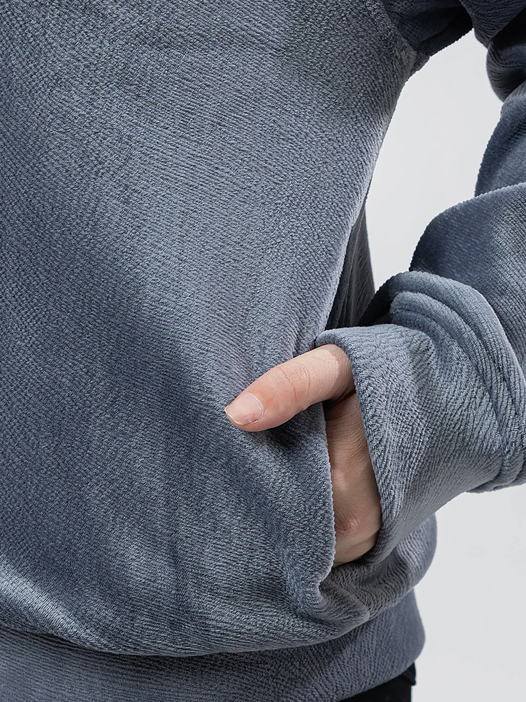 Women's Hooded Zipper Sweatshirt - Image 4