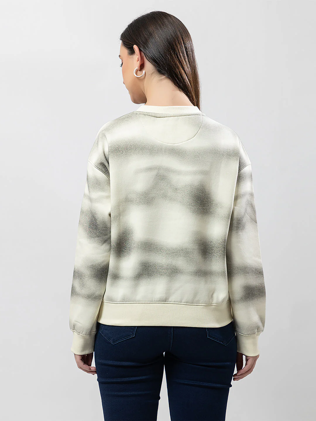 Women's Prined Graphic Sweatshirt - Image 3
