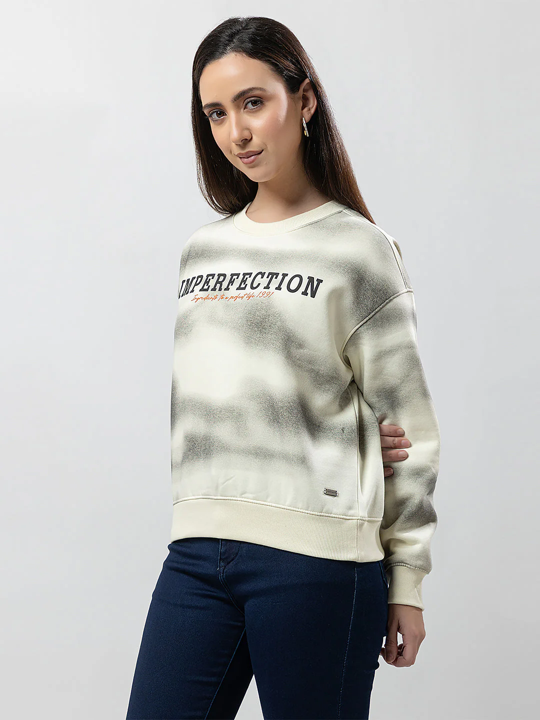 Women's Prined Graphic Sweatshirt - Image 7