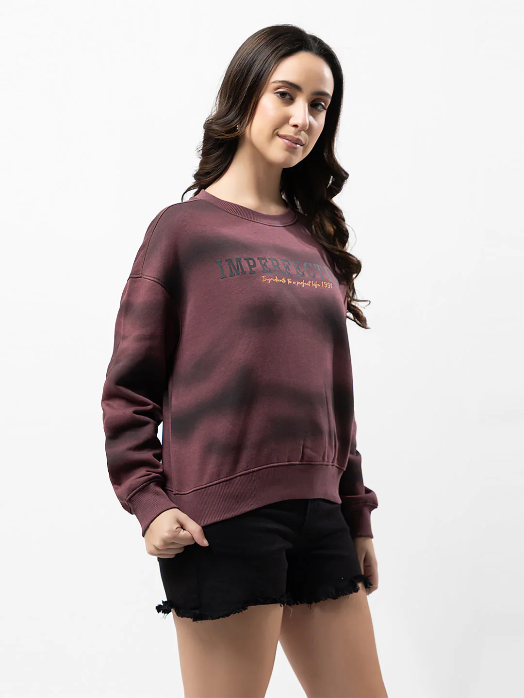 Women's Prined Graphic Sweatshirt - Image 4