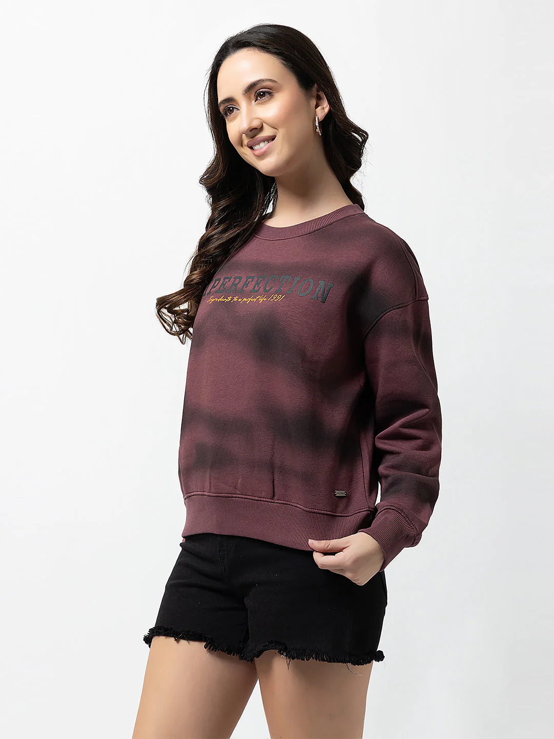 Women's Prined Graphic Sweatshirt - Image 6