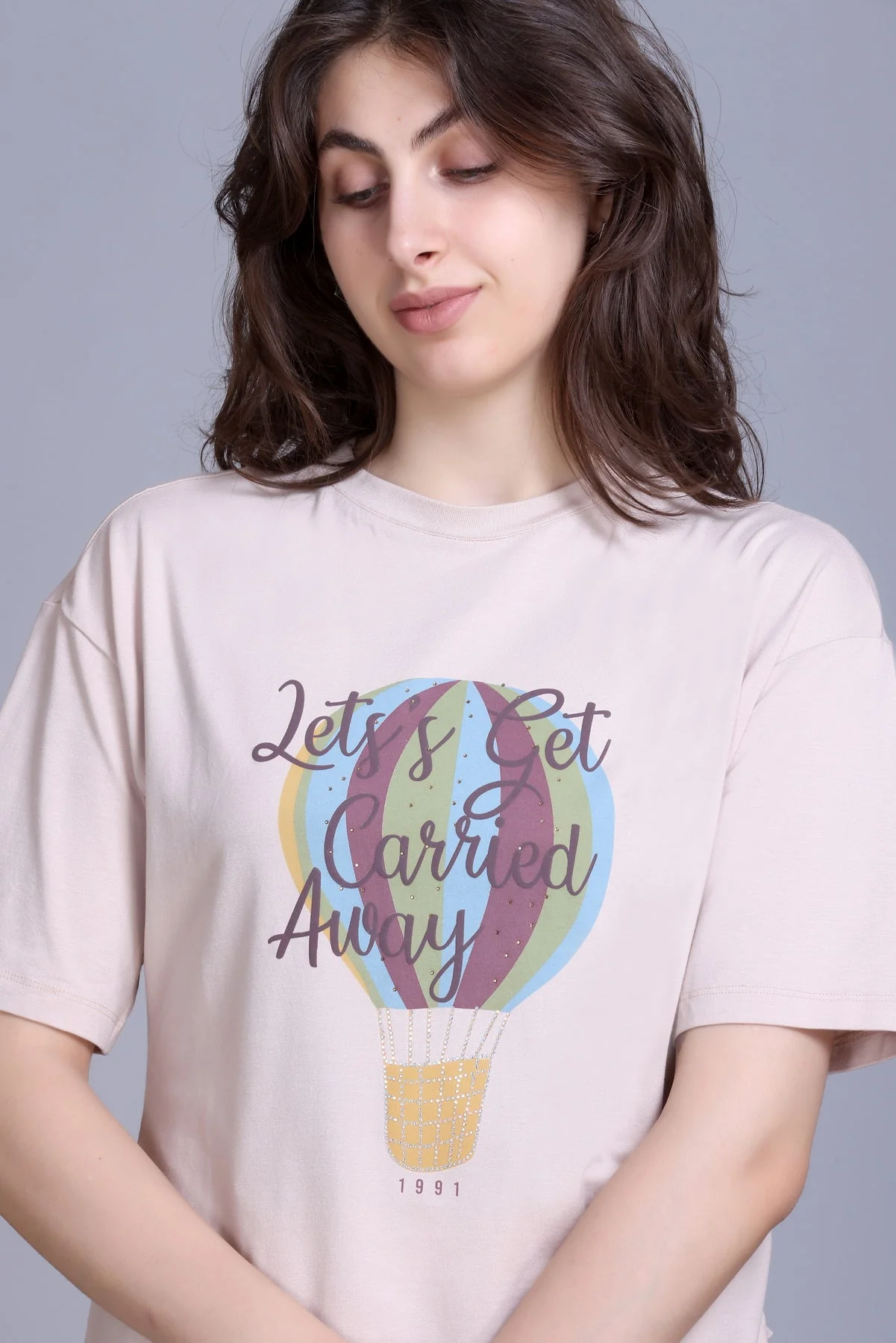 Women's Printed Round-Neck Tee - Image 3
