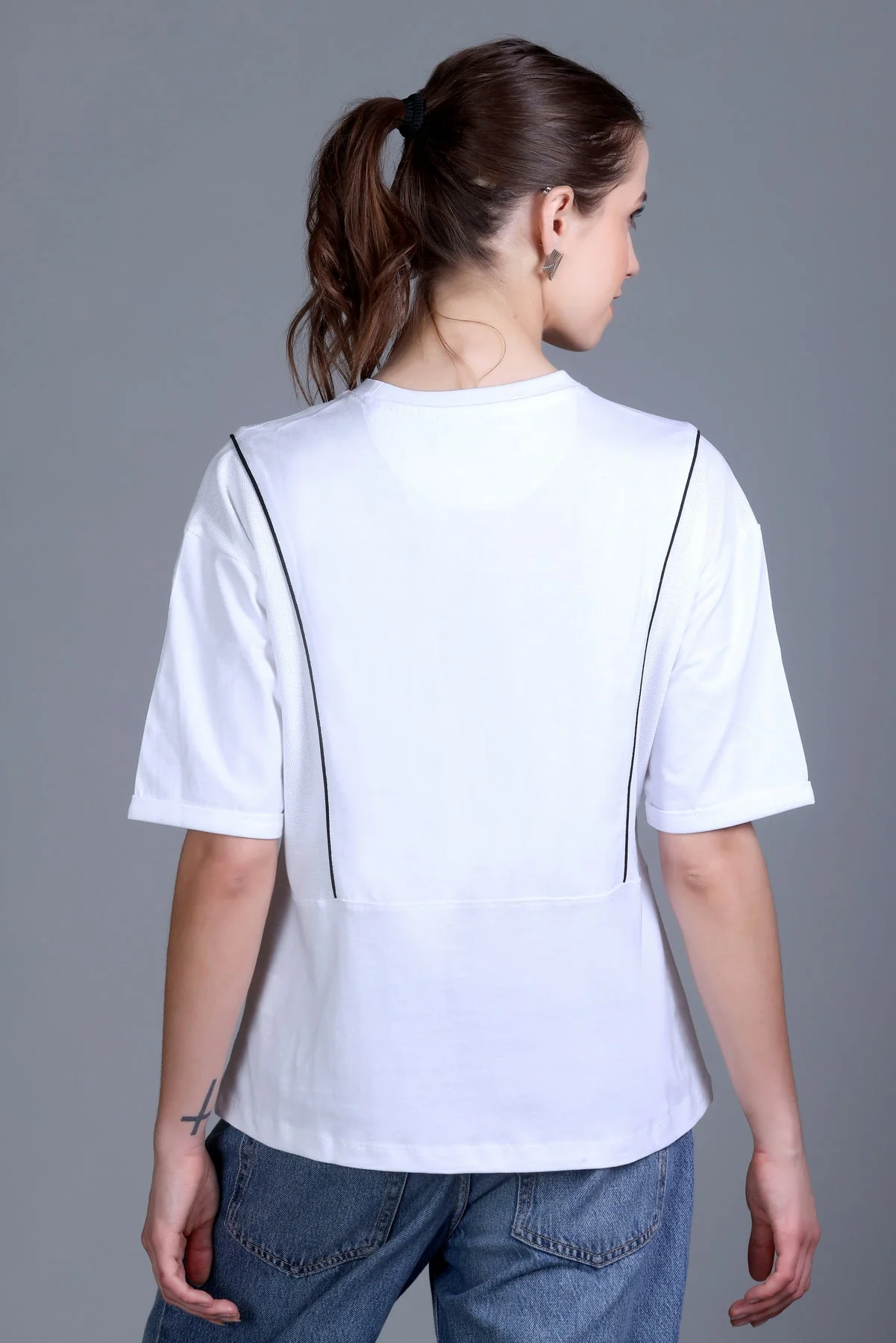 Women's Round-Neck Graphic Tee - Image 11