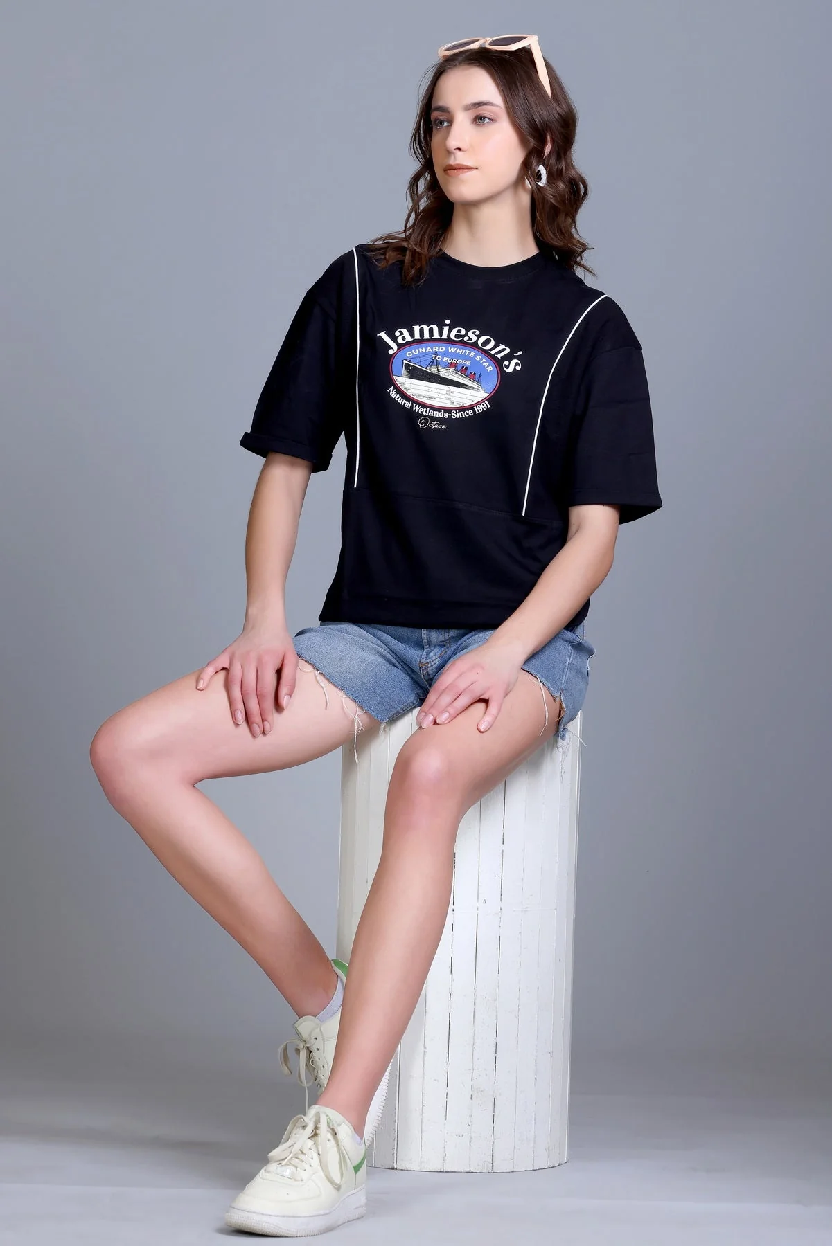Women's Round-Neck Graphic Tee - Image 6