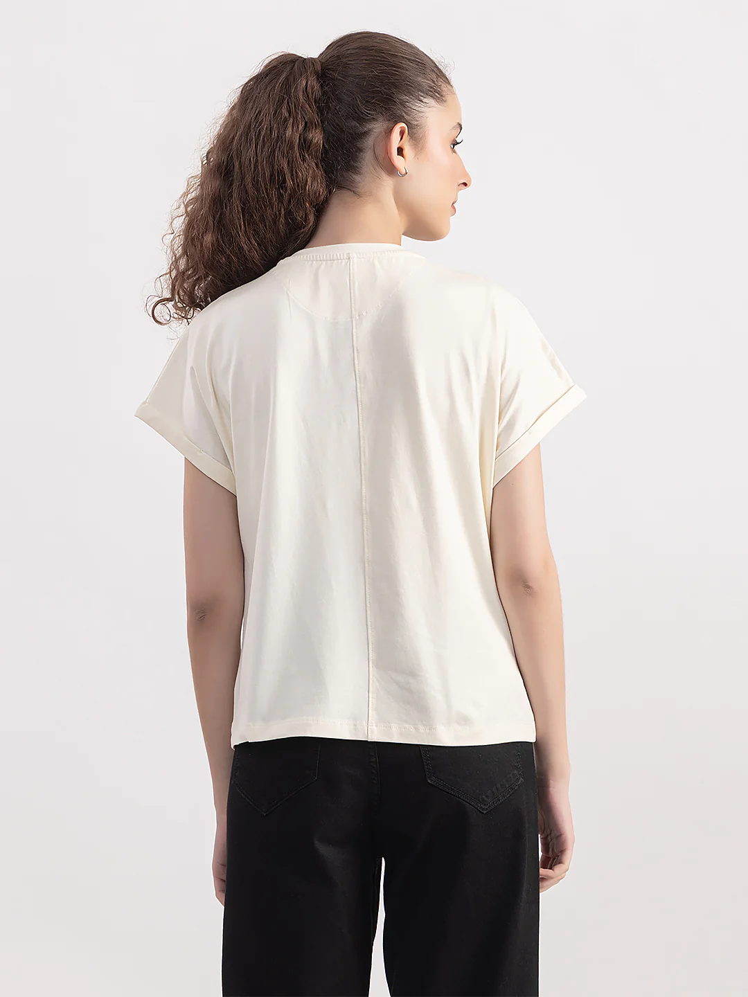 Women’s Simple Basic T-Shirt - Image 2