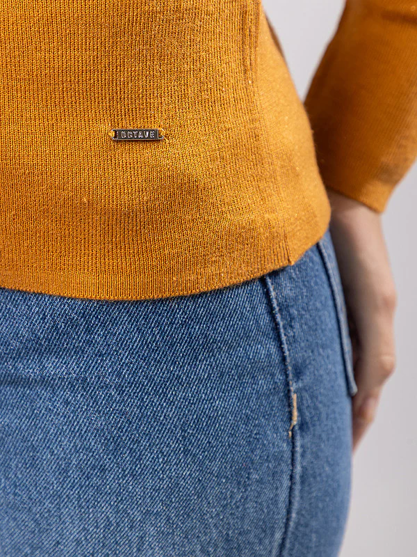 Women's Snug Knitted Sweater - Image 6