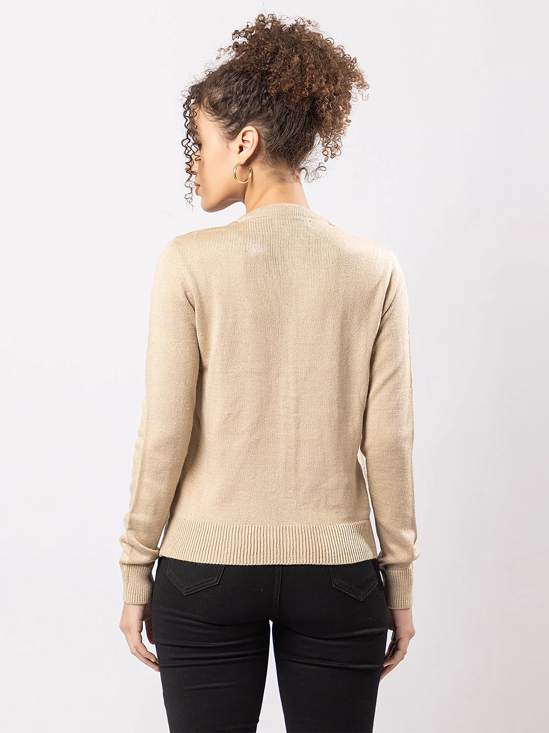 Women's Snug Knitted Sweater - Image 10