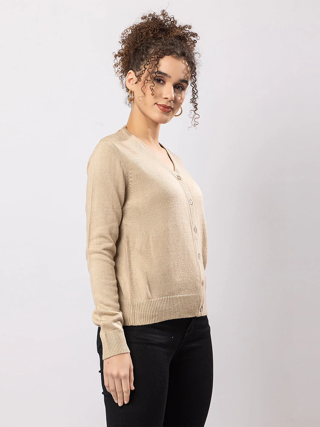Women's Snug Knitted Sweater - Image 9