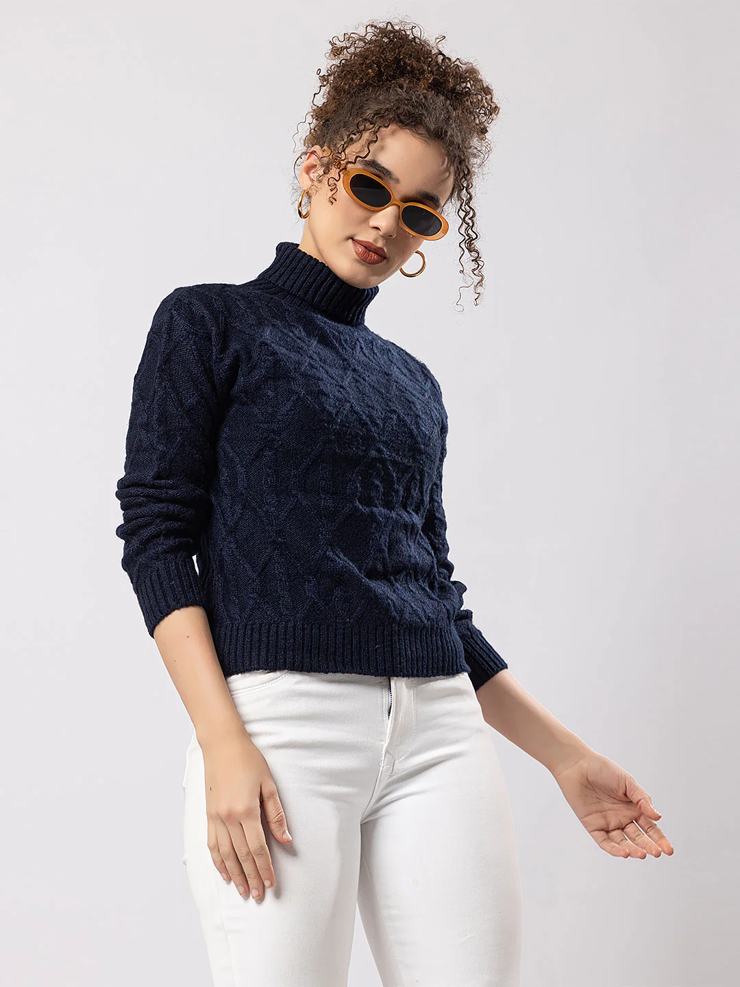Women's Snug Knitted Sweater - Image 12