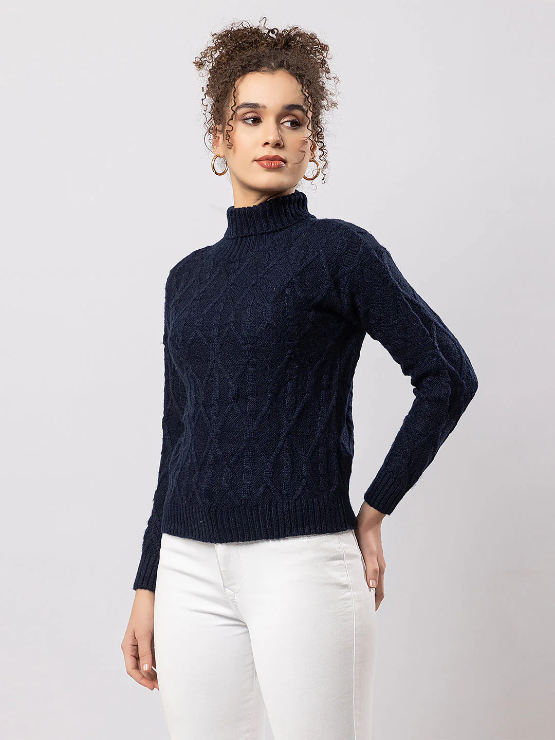 Women's Snug Knitted Sweater - Image 13