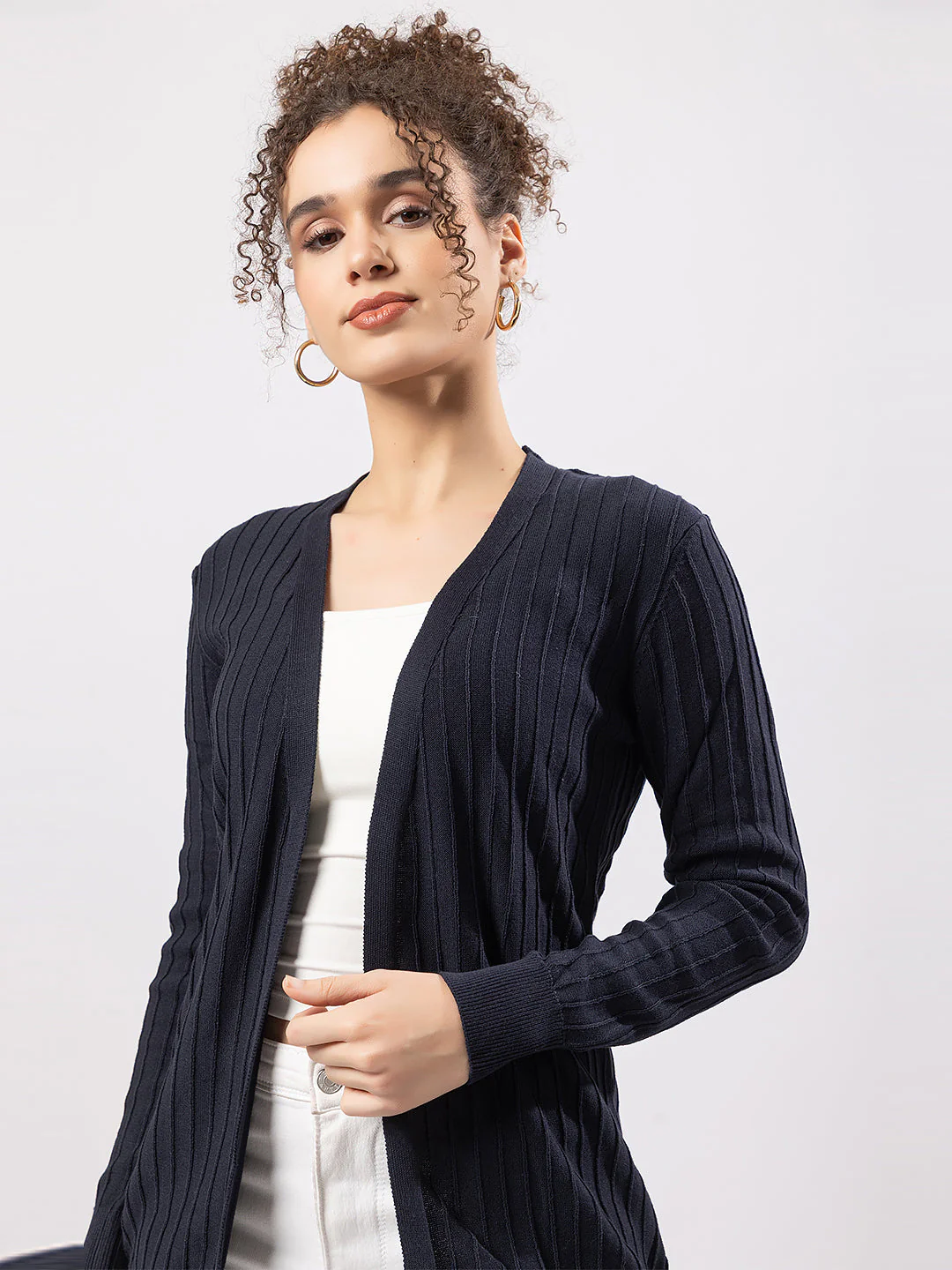 Women's Snug Knitted Sweater - Image 14