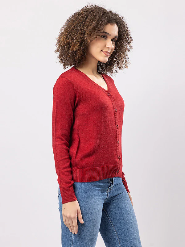 Women's Snug Knitted Sweater - Image 3