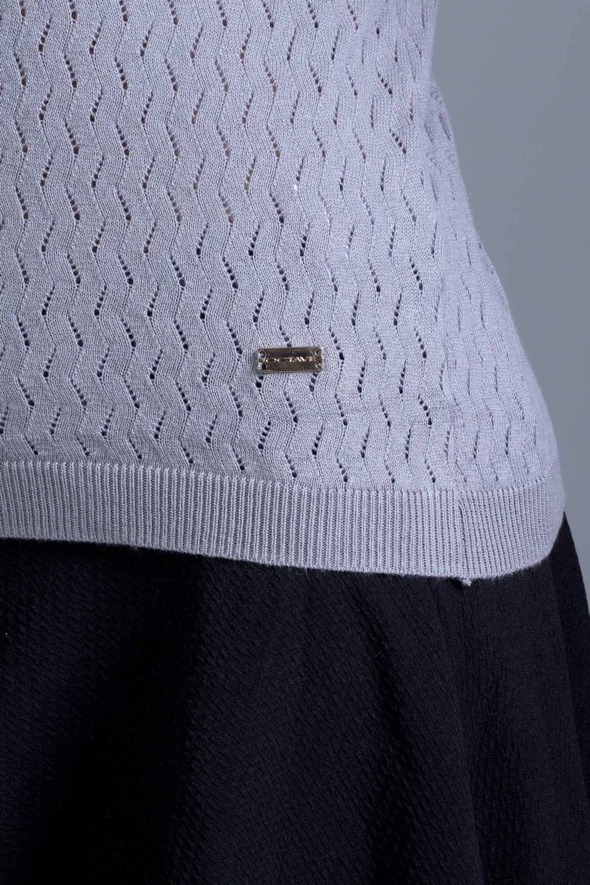 Women's Solid Henley Tee - Image 5