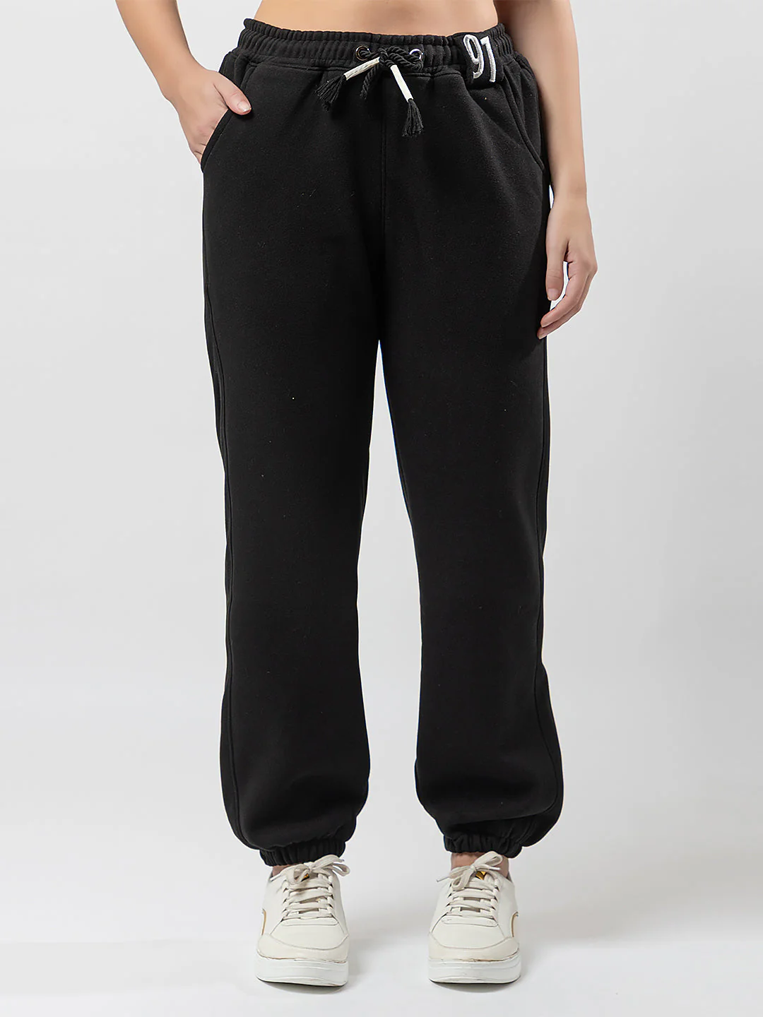Women's Solid Polyster Pants - Image 4