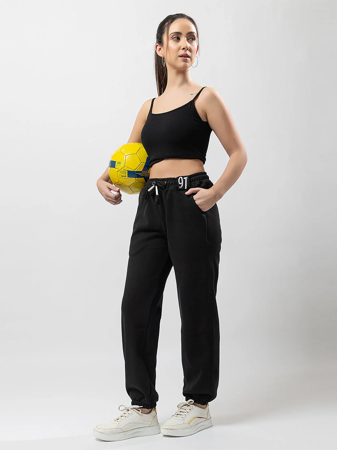 Women's Solid Polyster Pants - Image 7