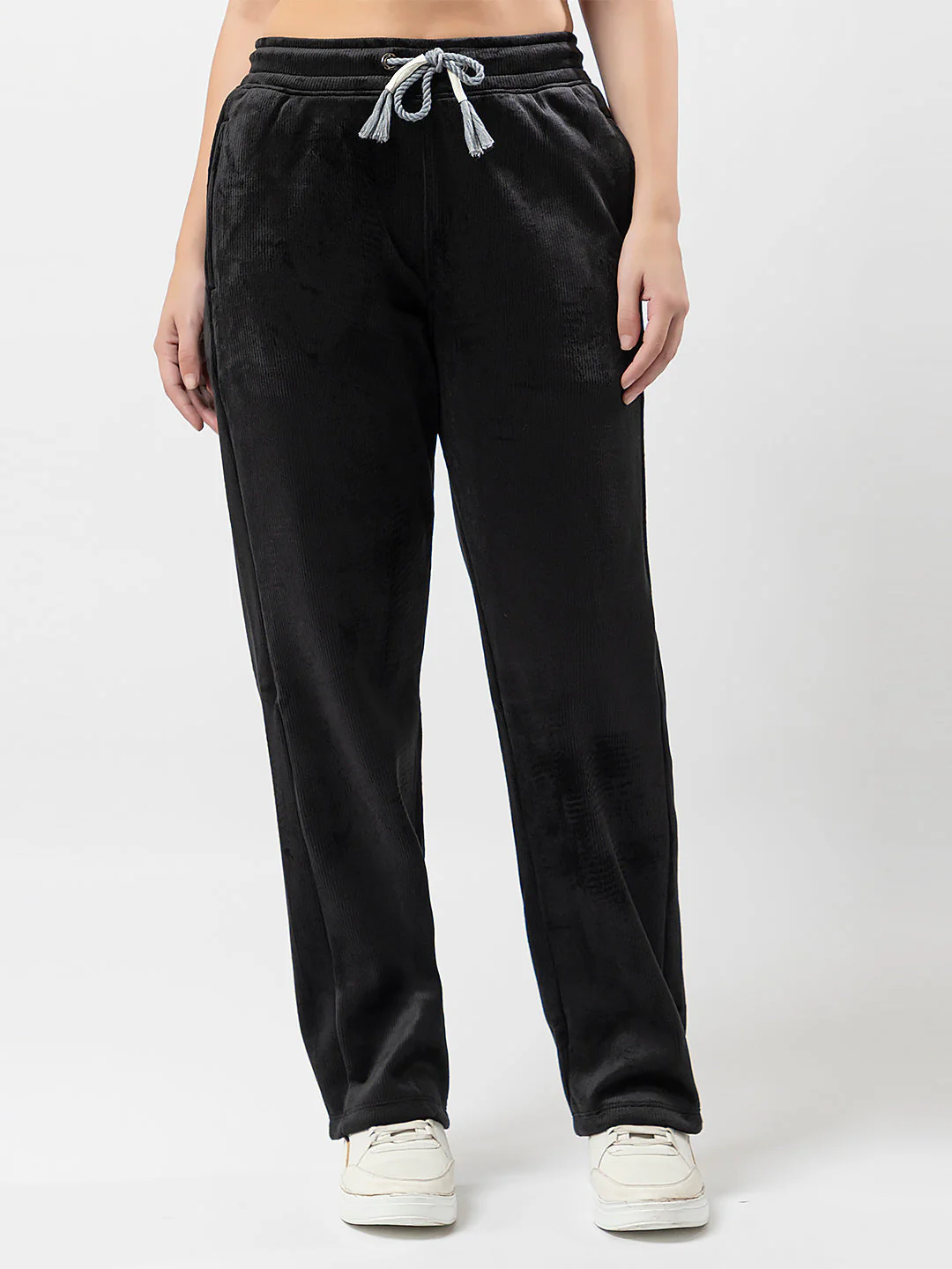 Women's Solid Polyster Pants - Image 4