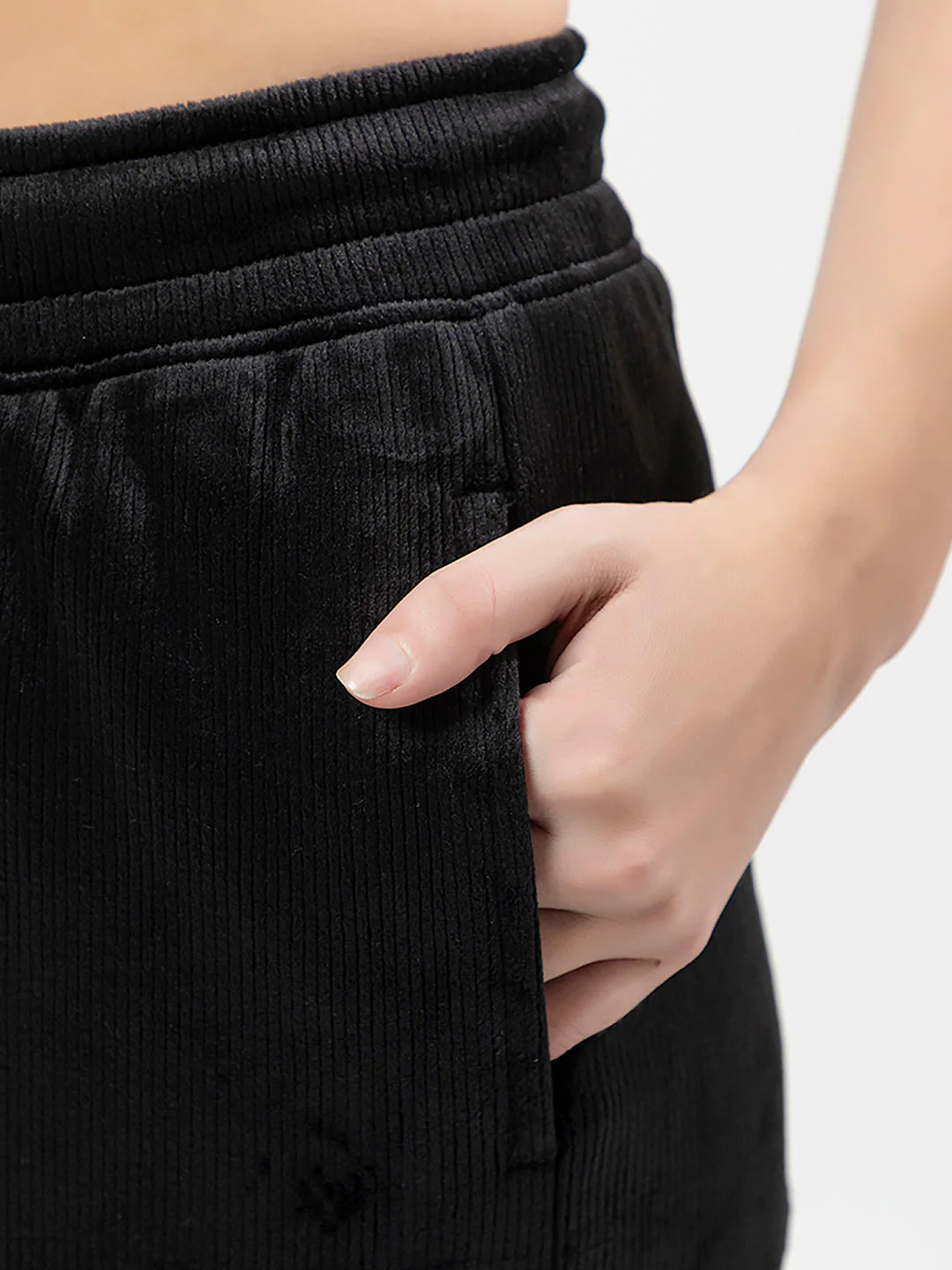 Women's Solid Polyster Pants - Image 6