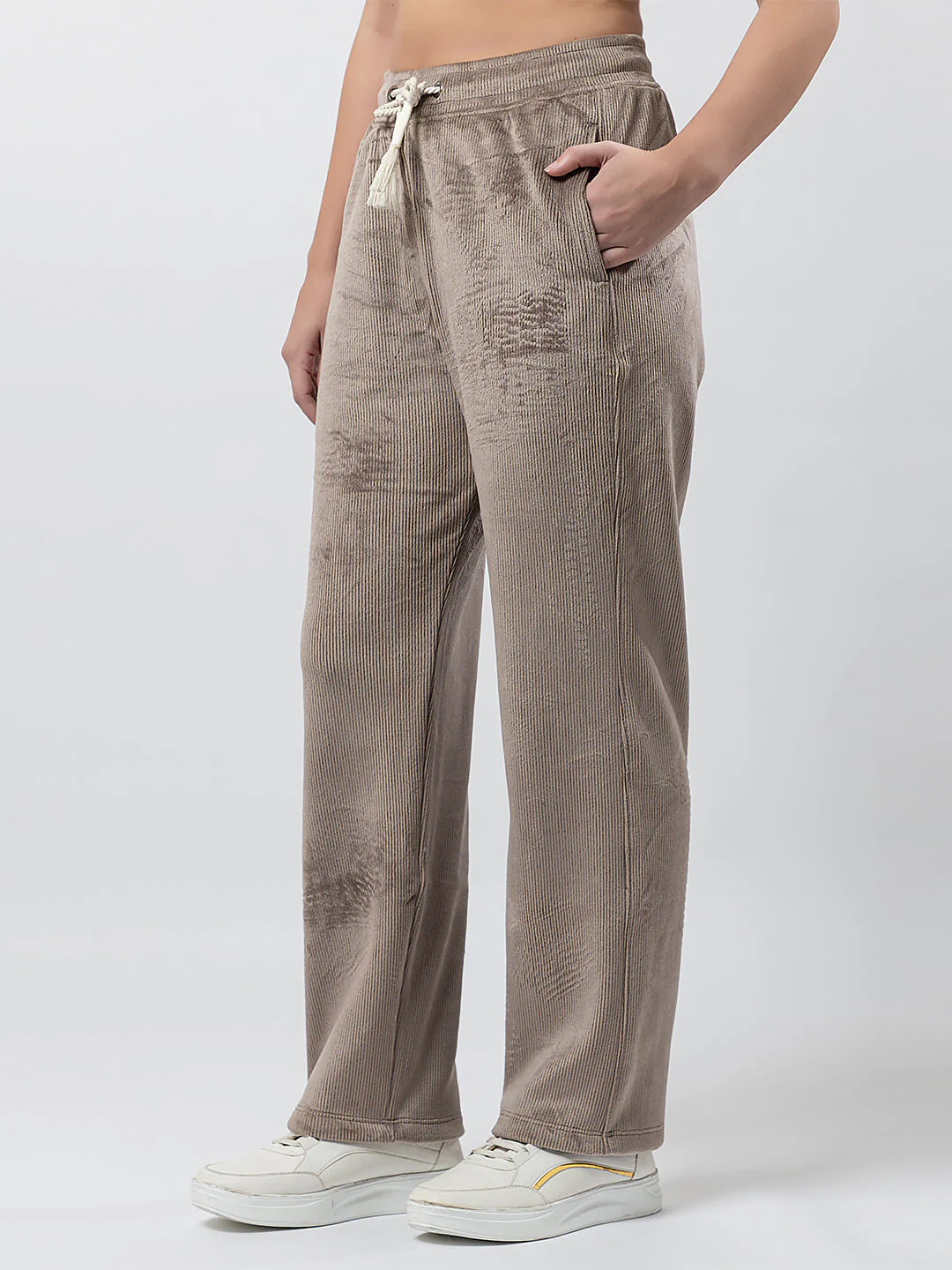 Women's Solid Polyster Pants - Image 3
