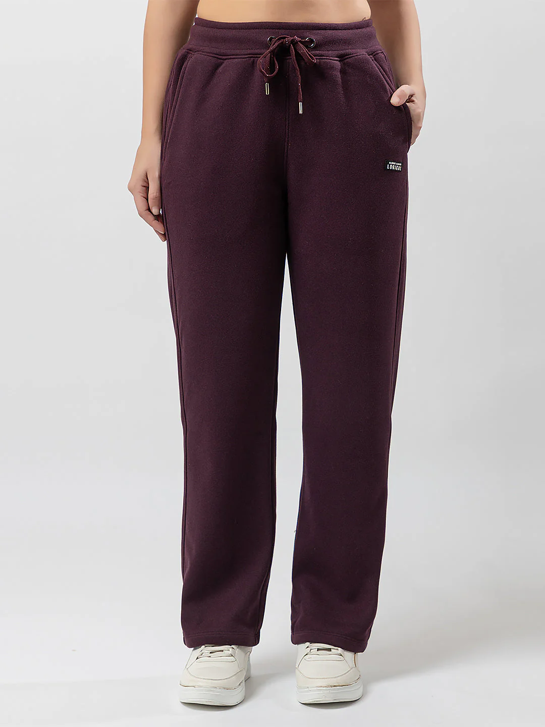 Women's Solid Polyster Pants - Image 3