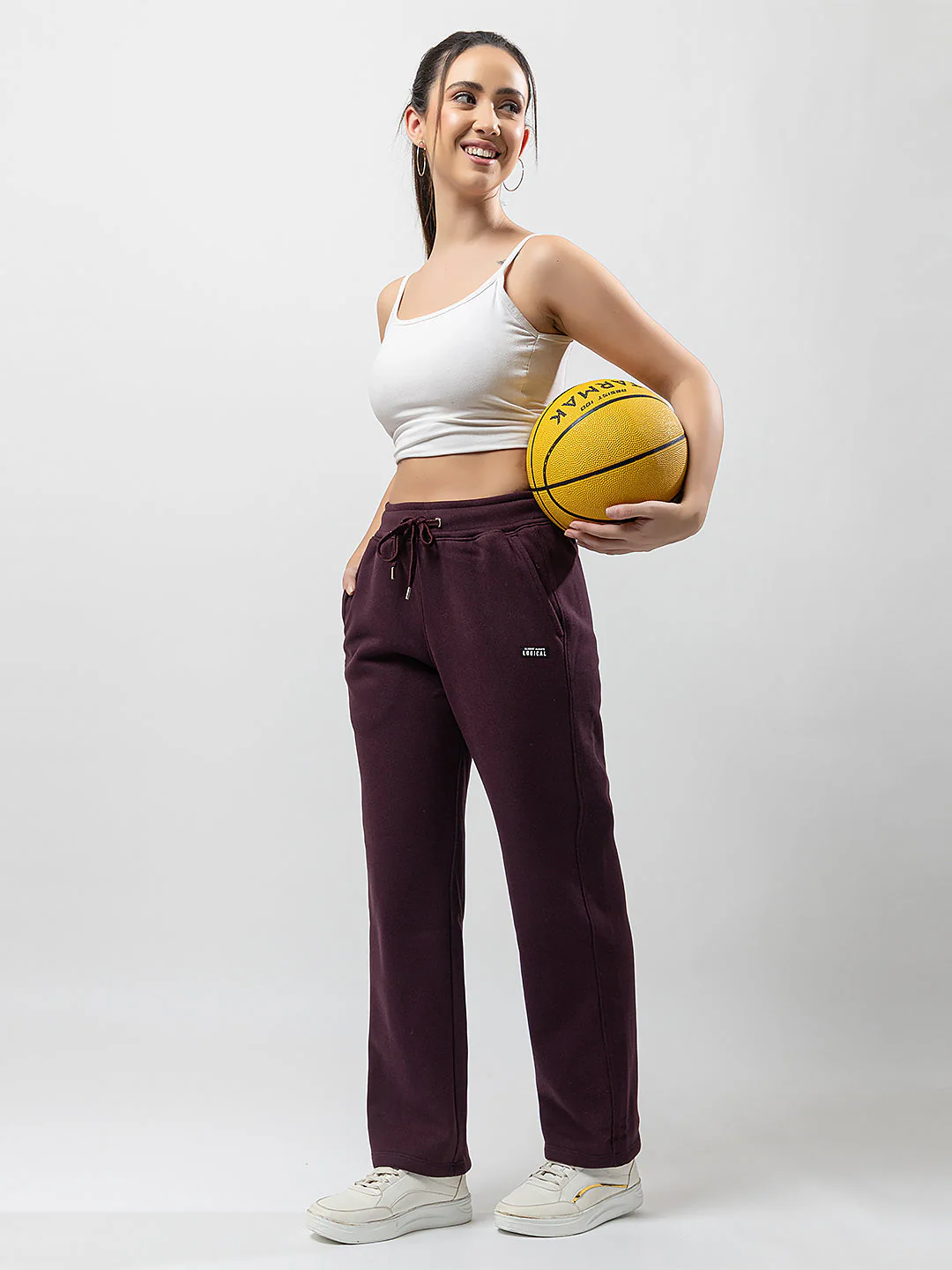 Women's Solid Polyster Pants - Image 7