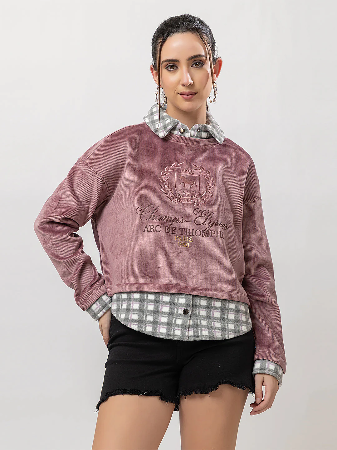 Women's Stylish Polyster Sweatshirt