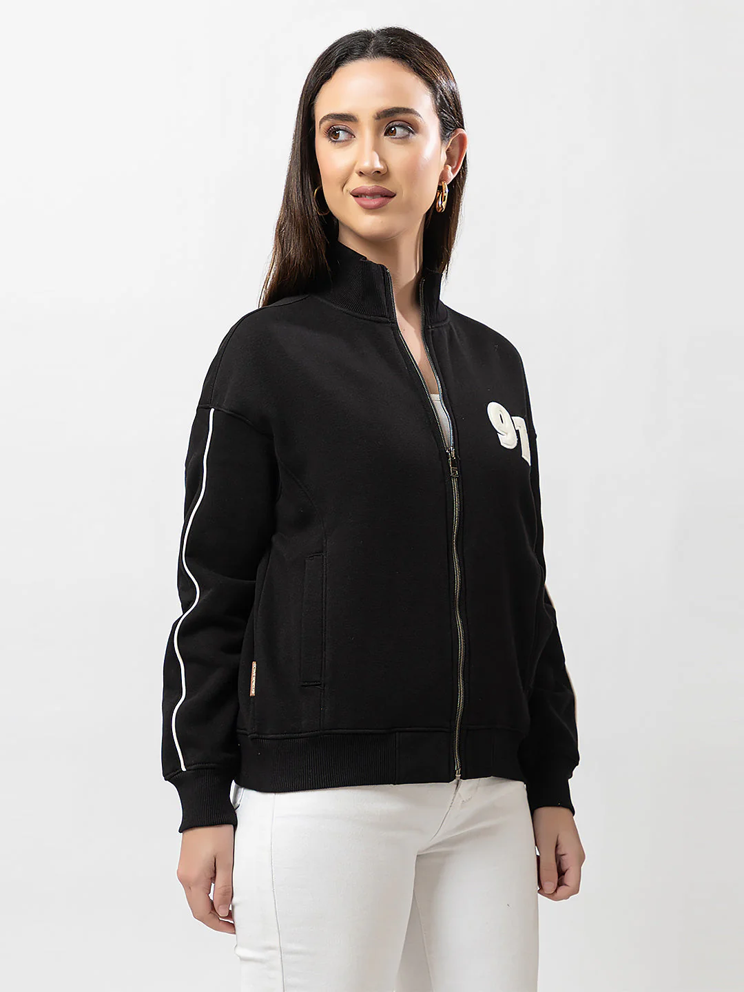 Women's Stylish Polyster Sweatshirt - Image 2