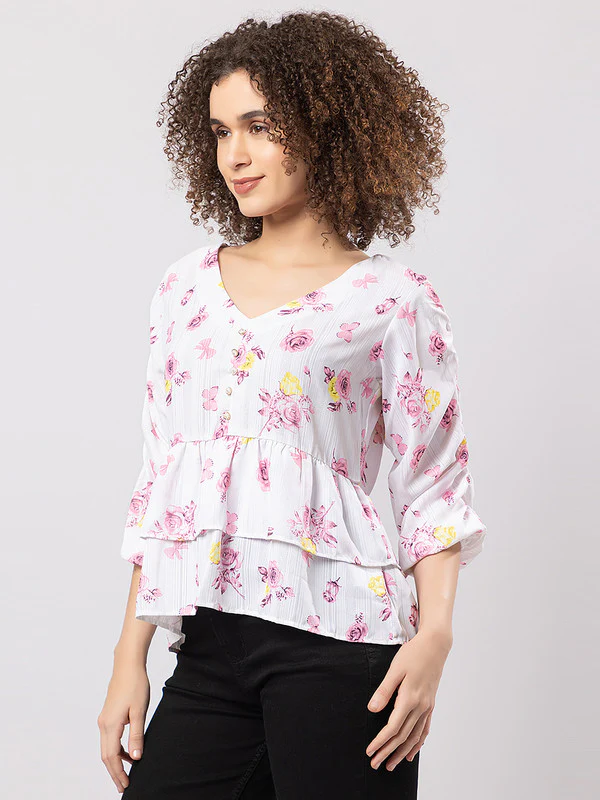 Women's Sylish Polyester Top - Image 3