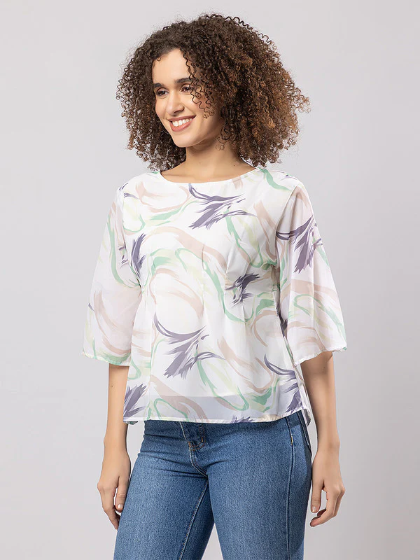 Women's Sylish Polyester Top - Image 3