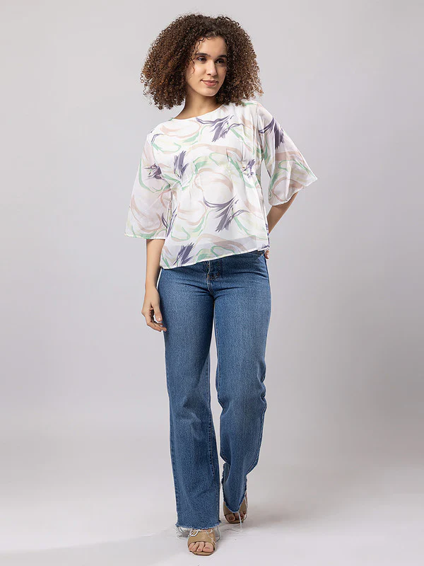 Women's Sylish Polyester Top - Image 5