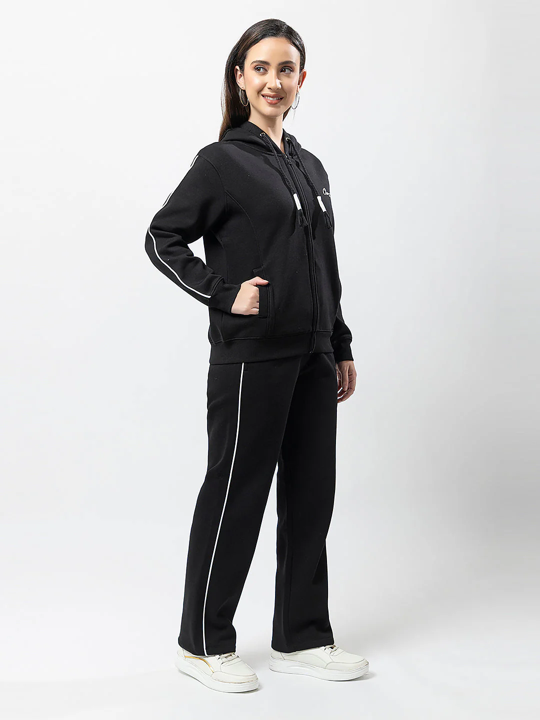 Women's Zipper Jogging Suit - Image 7