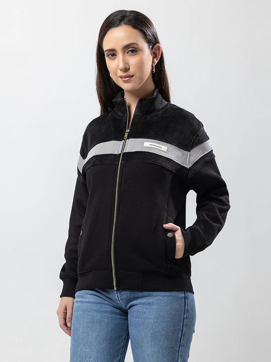 Women's Zipper Jogging Suit - Image 3