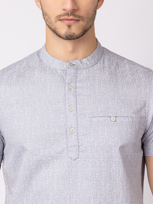 Men's Solid Half Kurta - Image 15