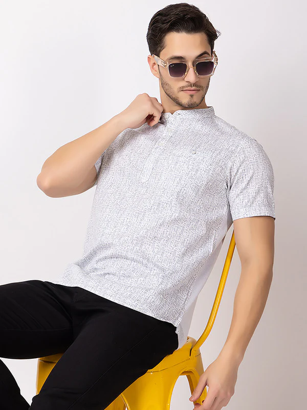 Men's Solid Half Kurta - Image 7